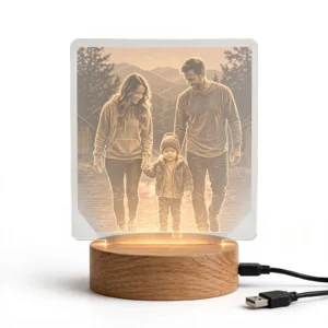 Custom Acrylic Photo Lamp - Personalized