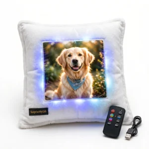 LED Cushion - Personalized Photo & Message