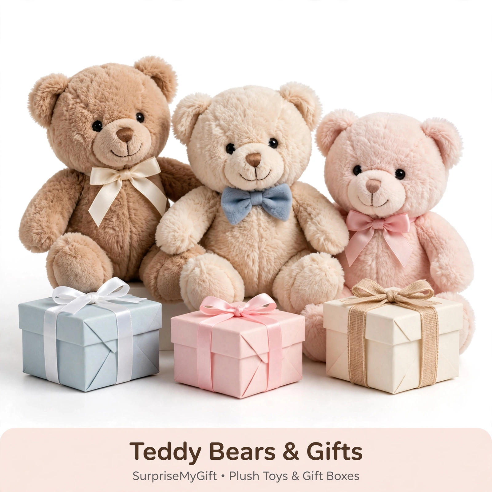 Teddy Bear in Heart Box with Chocolates